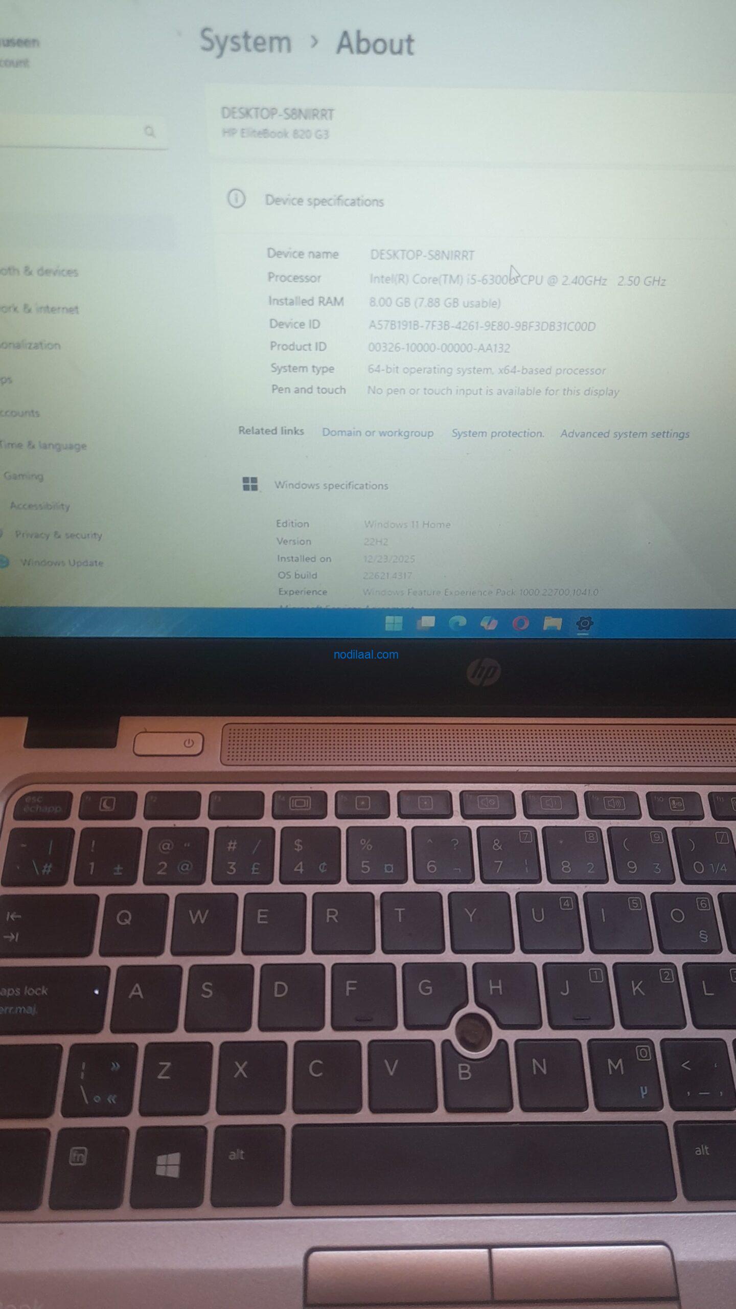 Laptop hp