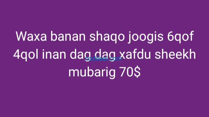 Shaqo guri gabadh Hargeisa